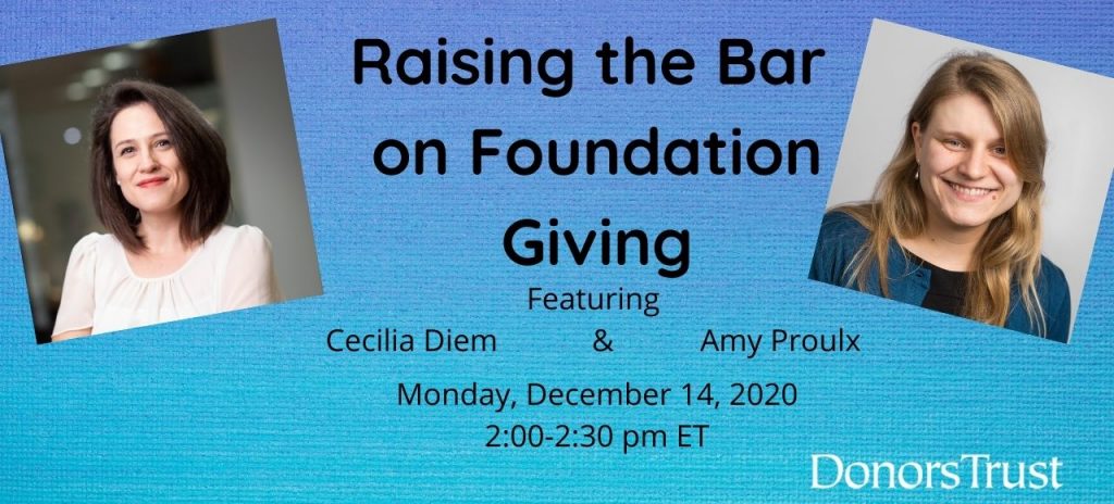 Raising the Bar on Foundation Giving (1)
